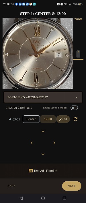 Align Center & 12 o'clock